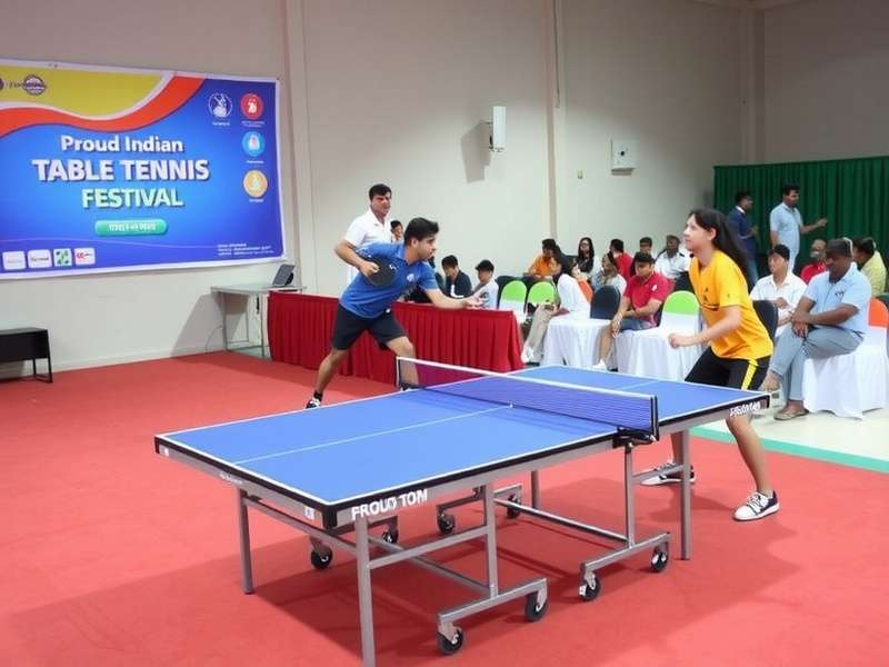 Proud Indian Table Tennis Festival Event