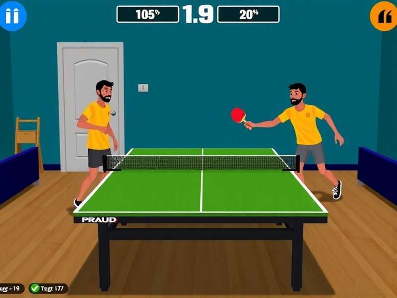 Proud Indian Table Tennis Game Screenshot